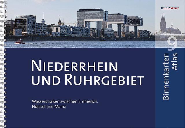 Binnenkaart Atlas 9: Niederrhein und Ruhrgebiet, Watersport en Boten, Navigatiemiddelen en Scheepselektronica, Ophalen of Verzenden