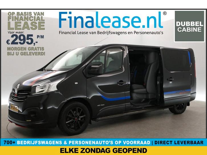 Renault Trafic 1.6 dCi T29 140PK L2H1 Formula Edition Airco, Auto's, Bestelauto's, Lease, Handgeschakeld, Diesel, Renault, Zwart