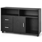 LIVSK Archiefkast met 2 Lades - 3 Open Planken - Mobiel met, Verzenden, Nieuw