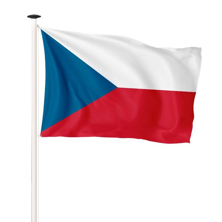 Vlag Tsjechië 100x150cm (voor gevelstok), Diversen, Vlaggen en Wimpels, Nieuw