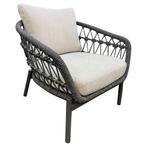 Arezzo Pasadena low dining tuinset 140xH69 cm 5 delig, Tuin en Terras, Ophalen of Verzenden, Nieuw