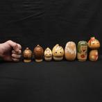 Schattige kleine Sosaku Kokeshi  / kokeshi-pop - Hout