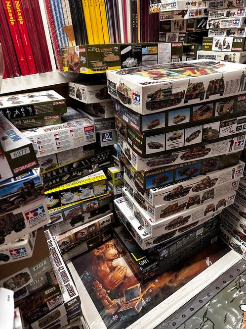 Grote collectie Bouwdozen - Oorlog schaal 1:35 in 1 koop!, Hobby en Vrije tijd, Modelbouw | Overige, 1:32 tot 1:50, Nieuw, Ophalen