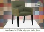 Leren eetkamerstoel Look Duo, Huis en Inrichting, Stoelen, Nieuw, Leer, Ophalen of Verzenden, Bohemian, Eigentijds, Klassiek, Retro, Romantisch, Vintage