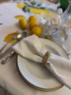 Elegant tafelkleed voor grote Amalfikusttafels met citroenen, Antiek en Kunst, Antiek | Kleden en Textiel