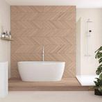 Keramisch parket tegel 60x120 bruin houtlook laminaat, Ophalen, Nieuw, 10 m² of meer, Wandtegels