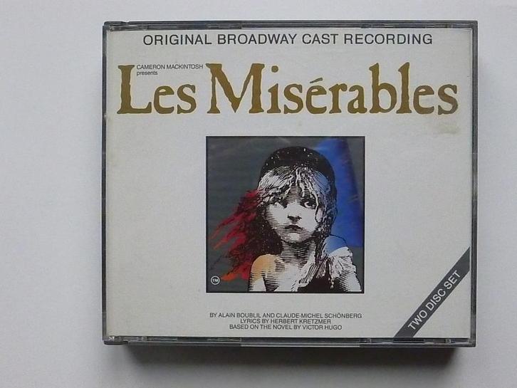 Les Miserables - Original Broadway Cast Recording (2 CD), Cd's en Dvd's, Cd's | Filmmuziek en Soundtracks, Zo goed als nieuw, Verzenden