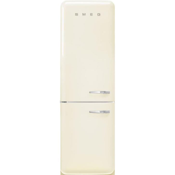 Smeg FAB32LCR5 koel-vriescombinatie Vrijstaand 331 l D Crème, Witgoed en Apparatuur, Koelkasten en IJskasten, Nieuw, 160 cm of meer