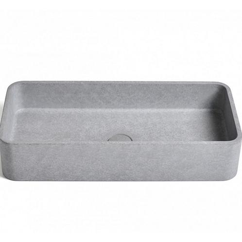 Waskom Ideavit Idea.Max 60x28x12 cm Rechthoek Beton Grijs, Doe-het-zelf en Verbouw, Sanitair, Overige typen, Nieuw, Ophalen of Verzenden