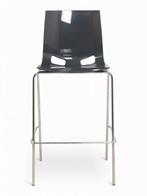 Nowy Styl Fondo Barkruk Antraciet Kuip, Chrome Onderstel, Ophalen of Verzenden, Gebruikt, Overige kleuren