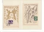 Duitse Rijk 1935/1944 - Uitgebreide post met meer dan 60, Postzegels en Munten, Gestempeld