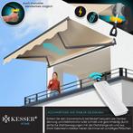 Elektrische Luifel - Zonnescherm - 250x200cm - Beige - KESSE, Verzenden, Nieuw