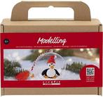 Diykit pakket hobbyset mini kerstbal boetseren pinguïn, Hobby en Vrije tijd, Ophalen of Verzenden, Nieuw