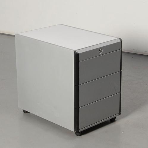 Verrijdbaar ladeblok Gispen - Aluminium - 57,50 x 42 x 60 cm, Huis en Inrichting, Kasten | Ladekasten, Ophalen of Verzenden