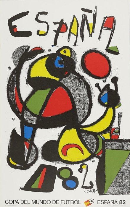 Joan Miró, (after) - La Fiesta (España) - Copa del mundo de, Antiek en Kunst, Kunst | Tekeningen en Foto's