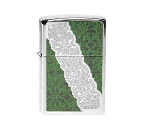 Zippo Luxury (green), Verzamelen, Rookartikelen, Aanstekers en Luciferdoosjes, Aansteker, Verzenden