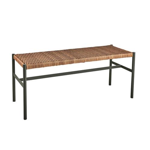 *WOONWINKEL* Brafab DK Tuinbankje Aluminium Met Rotan Nordic, Tuin en Terras, Tuinsets en Loungesets, Nieuw, Kunststof, Verzenden