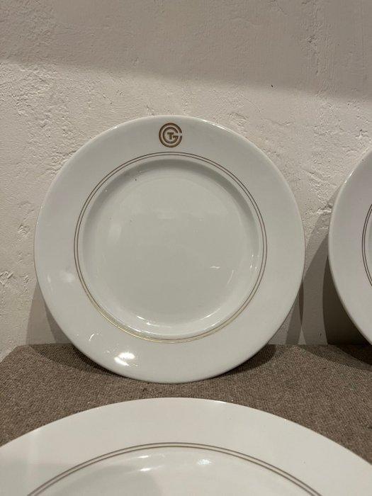 Sda Limoges - Bord (6) - Porselein - paquebot CGT, Antiek en Kunst, Antiek | Meubels | Tafels