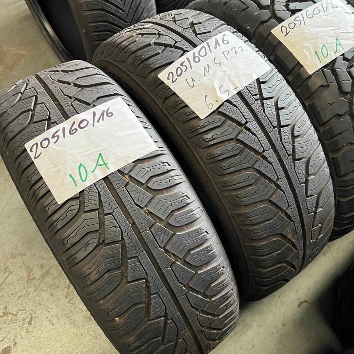 2 x Uniroyal MS Plus 77 205-60-16 Winterbanden 6,5mm, Auto-onderdelen, Banden en Velgen, 16 inch, Winterbanden, 205 mm, Personenwagen