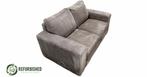 2-zits bank ribstof – Lichtgrijs & comfortabel, Huis en Inrichting, Gebruikt, Ribstof, 150 tot 200 cm, Tweepersoons