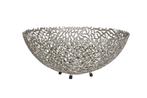 Filigraan design kom ABSTRACT BLAD 45cm zilver handgemaakt -, Huis en Inrichting, Woonaccessoires | Vazen, Ophalen of Verzenden