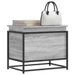 vidaXL Opbergbox met deksel 60x40x51,5 cm bewerkt hout grijs, Verzenden, Nieuw