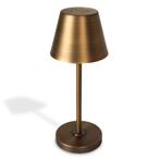 Tafellamp Bistro Antiek Brons Binnenverlichting, Huis en Inrichting, Lampen | Tafellampen, Verzenden, Nieuw, Modern, Minder dan 50 cm