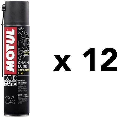 Motul C4 Kettingolie Factory Line 12 X 400Ml, Computers en Software, Laptop-opladers, Verzenden