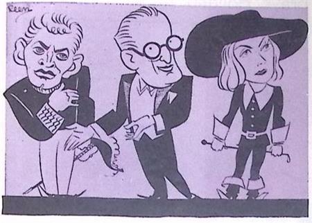 Drie figuren in zwart en blauw (lijst optie, Lithos), Antiek en Kunst, Kunst | Litho's en Zeefdrukken, Verzenden