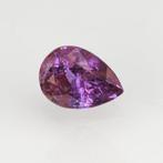 1 pcs Paars, Roze Saffier - 1.19 ct - Antwerp Laboratory for, Sieraden, Tassen en Uiterlijk, Edelstenen, Nieuw