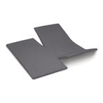 Cinderella Topper hoeslaken dubbele split jersey anthracite, Nieuw