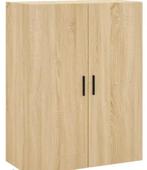Sonoma eiken wandkast met deuren 69,5×34×90 cm, Huis en Inrichting, Kasten | Kledingkasten, Verzenden, Nieuw