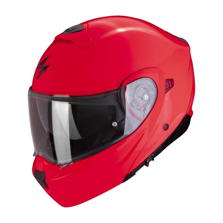 Scorpion EXO-930 EVO UNI - Neon Rood, Motoren, Kleding | Motorhelmen, XL, Integraalhelm, Verzenden