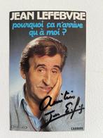 Jean Lefebvre Carte publicitaire originale dédicacée –, Verzamelen, Film en Tv, Nieuw