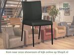 Leren eetkamerstoel Basic - Toledo Verde (donkergroen) -, Huis en Inrichting, Stoelen, Overige kleuren, Nieuw, Leer, Ophalen of Verzenden