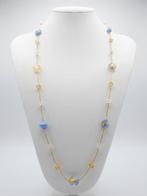 24 karaat - Vetro di Murano, Geel goud - Halsketting - 24 kt