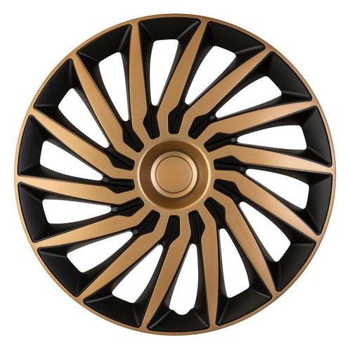 Wieldoppen  Kendo 16-inch zwart/goud, Auto diversen, Wieldoppen, Verzenden