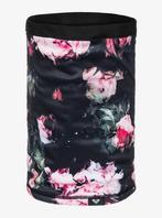 Roxy Lana dames neckwarmer true black blooming party, Nieuw, Ophalen of Verzenden