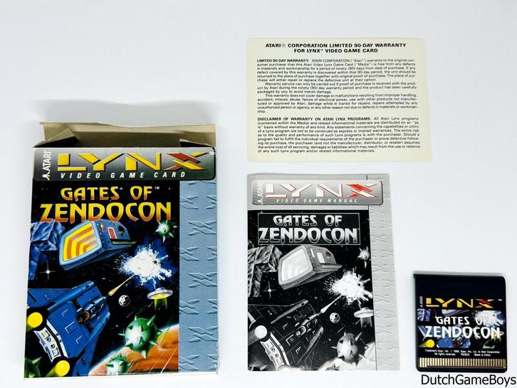 Atari Lynx - Gates Of Zendocon, Spelcomputers en Games, Games | Atari, Gebruikt, Verzenden
