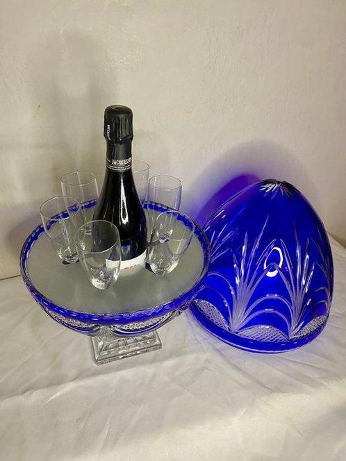 Cristal de Lorraine - Champagne koeler - Kristal - Zeldzame, Antiek en Kunst, Antiek | Meubels | Tafels