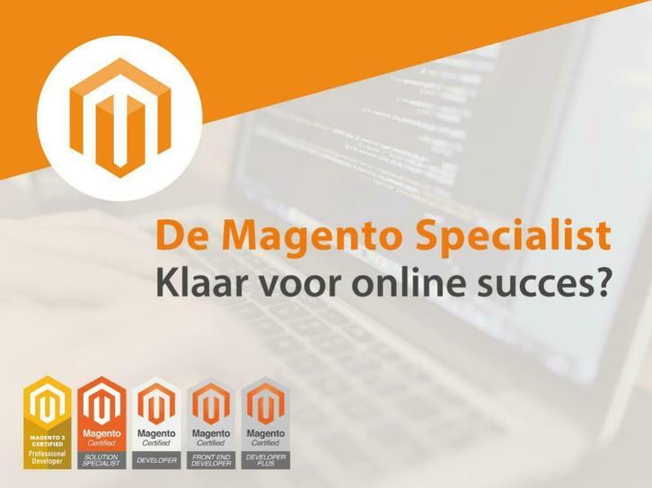 Magento webshop laten maken of migratie naar Magento 2?, Diensten en Vakmensen, Webdesigners en Hosting, Domeinregistratie, Webdesign