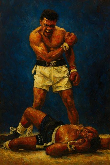 Shayer - Unbeatable Muhammad Ali - 60x80cm - Kunstwerk, Verzamelen, Overige Verzamelen