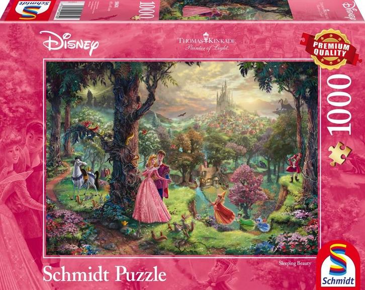 Disney - Sleeping Beauty Puzzel (1000 stukjes) | Schmidt -, Hobby en Vrije tijd, Denksport en Puzzels, Nieuw, Verzenden