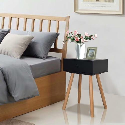 vidaXL Nachtkastjes 2 st 40x30x61 cm massief grenenhout, Huis en Inrichting, Slaapkamer | Nachtkastjes, Nieuw, Minder dan 45 cm