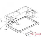 Dometic Heki 1 Scharnier boven 540E13, Caravans en Kamperen, Ophalen of Verzenden, Nieuw