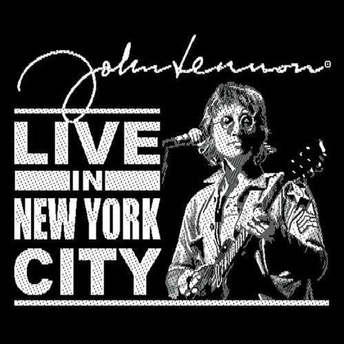 John Lennon - Live in New York City - patch officiële mercha, Verzamelen, Muziek, Artiesten en Beroemdheden, Kleding, Nieuw, Ophalen of Verzenden