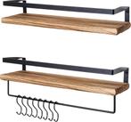 2dekans | LifeGoods Zwevende Wandplank - 2 Stuks - 41cm -, Ophalen of Verzenden, Zo goed als nieuw