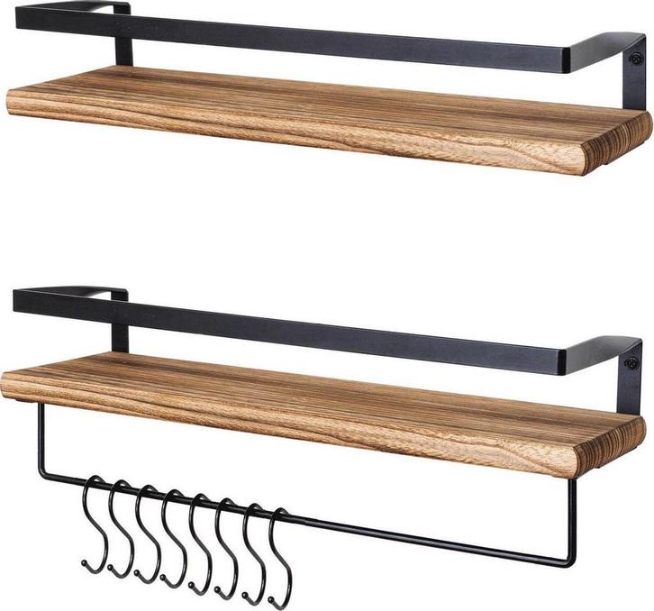 2dekans | LifeGoods Zwevende Wandplank - 2 Stuks - 41cm -, Huis en Inrichting, Woonaccessoires | Overige, Zo goed als nieuw, Ophalen of Verzenden