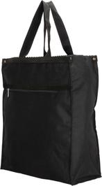 Sterke Boodschappentas Basic Shopper Met Ritssluiting, Verzenden, Nieuw, Zwart, Overige merken