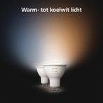 Philips Hue Spot - warm-tot koelwit licht - 2 pack - GU10, Huis en Inrichting, Lampen | Overige, Ophalen of Verzenden, Zo goed als nieuw